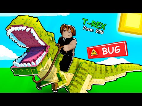 CRIEI UM BUG E DOMEI O T-REX MUITO FÁCIL NO RISE ANIMALS 