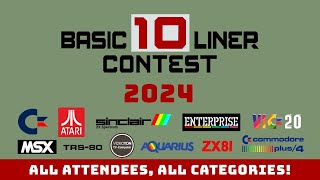 The BASIC 10Liner Contest 2024 | All categories and attendees