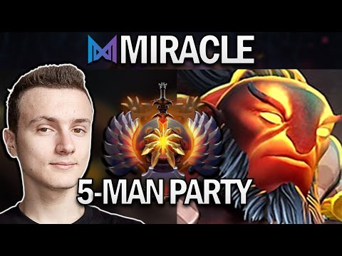 NIGMA.MIRACLE EMBER SPIRIT IN A 5-MAN PARTY - DOTA 2 7.25 GAMEPLAY