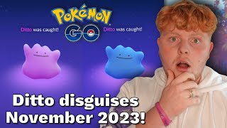 How to catch ditto in Pokemon Go November 2023! Ditto Disguises November 2023 Pokemon Go!