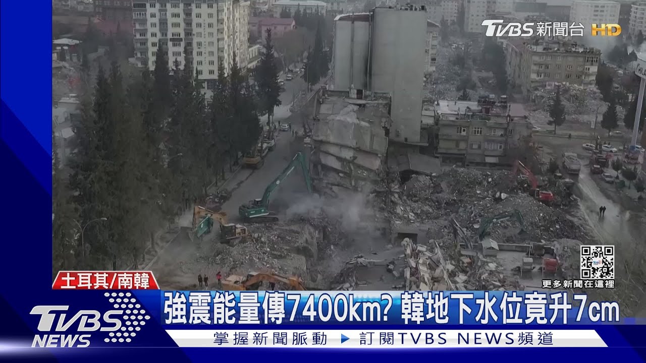 土耳其強震能量傳7400km? 南韓地下水位竟上升7cm