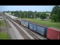BNSF 7282 Leads Freight At Marceline Mo