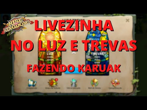 LIVE ON | CAPTURANDO O CAMPO DOS CRUZADOS | KVK LUZ E TREVAS - RISE OF KINGDOMS.