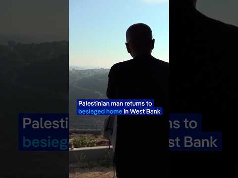 Palestinian man returns to besieged home in occupied West Bank | DW News