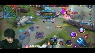 Download lagu Maniac   Savage Mobile legends 2020 favorite hero Gilvan Art mp3