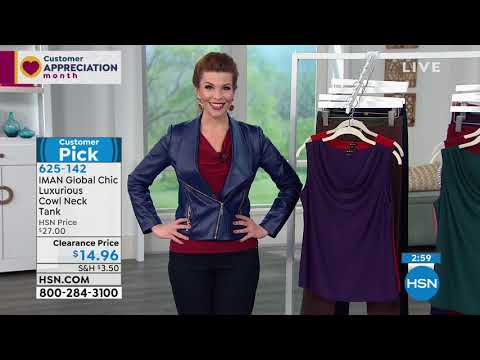HSN | IMAN Global Chic Fashions Clearance 04.08.2019 - 05 AM