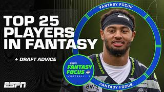 Field’s Top 25 players in Fantasy Football | Fantasy Focus 🏈