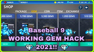 Baseball 9 UNLIMITED GEMS GLITCH !! 2021 [NO LONGER WORKING :(  ]