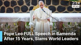FULL SPEECH: Pope Leo XIV Slams Global Spending on “Killing and Devastation” in Bamenda Speech |AK1B