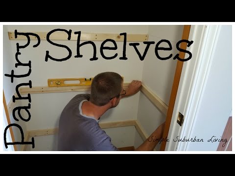 Simple Pantry Shelving