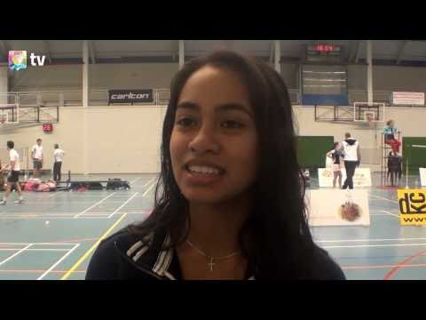 Topsporter Gayle Mahulette beantwoordt zes vragen tijdens badminton interview!