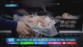 En Las Cabras se decomisaron 800 kilos de carne en fiscalizaciones previas a Fiestas Patrias