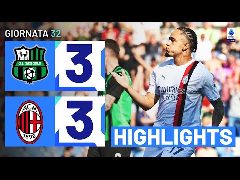 Video highlights della Sassuolo vs Milan (3 a 3) - Giornata 32 - Fantacalcio e fantamedie