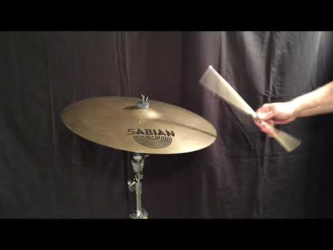21" SABIAN AAX STAGE RIDE CYMBAL, 2741 grams, NO LONGER MADE, DEMO VIDEO! image 9