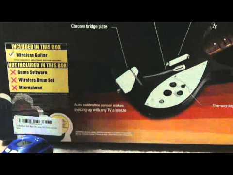 Rickenbacker 325 xbox 360 guitar controller unboxing/ what I got for christmas.