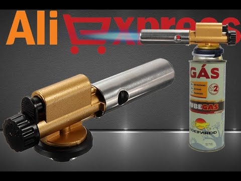 Газовая горелка в металлическом корпусе из Китая (aliexpress)