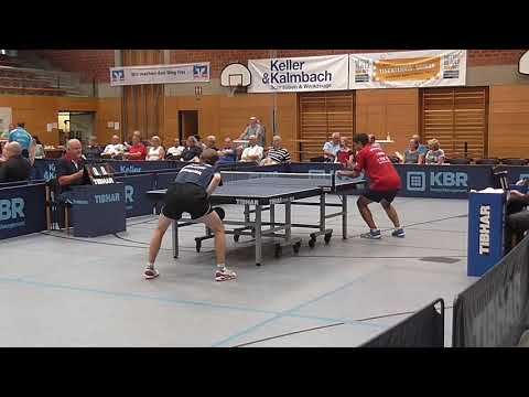 Cedric Meissner Mainz 05 vs Juzbasic 2 Mainz 05 vs Lampertheim  DTTB Pokal 20190825 Stativ  3