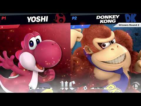 SSB 210 Winners Round 2 - GGL | Komugi (Yoshi) vs WGL | Riflip (Donkey Kong)