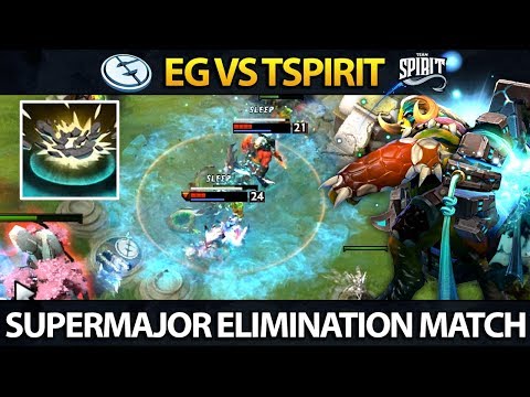 MOST EPIC Game of SUPERMAJOR - EG vs TSpirit Crazy Elimination Match Dota 2