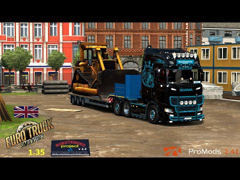ETS2 1.35 I My Trucking Diary - Episode #177 I Sheffield to London I Updated to normal quality