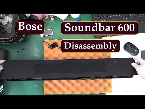 How to disassemble Bose Soundbar 600