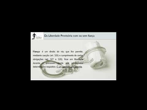 Da Liberdade Provisória com ou sem fiança