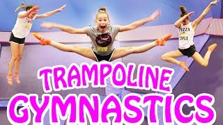 Trampoline Gymnastics! (Haschak Sisters)