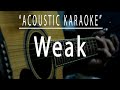 Weak - SWV (Acoustic karaoke)