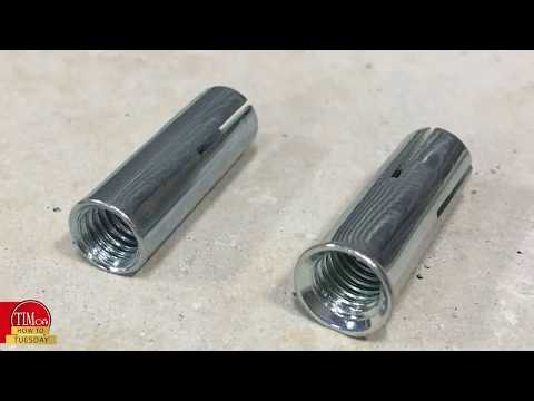 Tarugo broca de anclaje expansible.