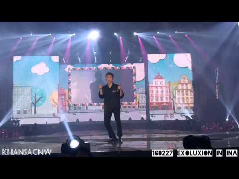 160227 Xiumin : "AKU CINTA JAKARTA" - Unfair @ EXOLUXION in INA