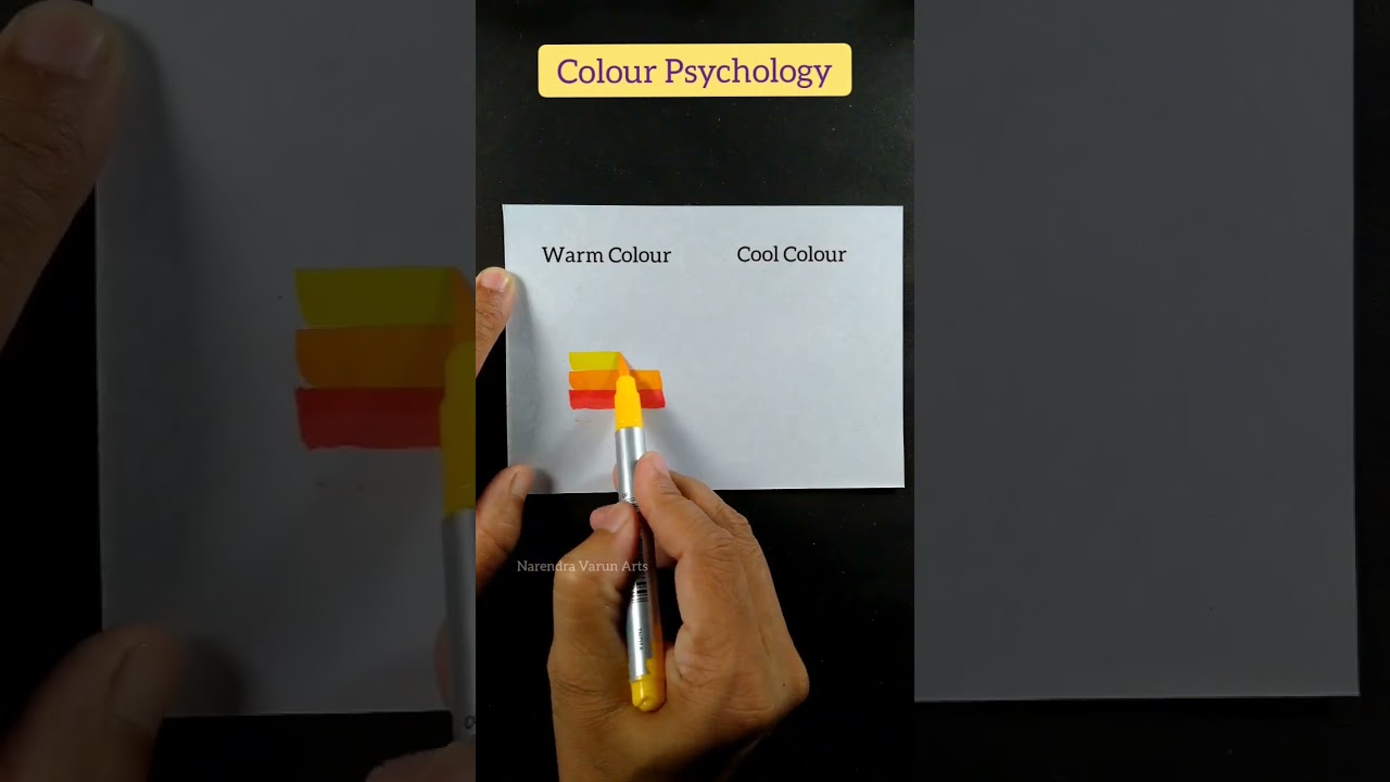 Warm and Cool Colour #shorts #narendravarunarts #colour #color #art