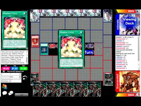 Competitive Yugioh Duels : Qliphort vs Nekroz - The best card in the set , officially