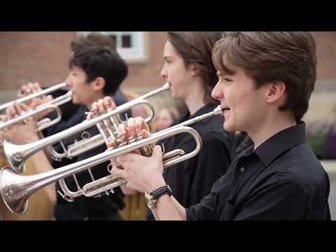 Williamsville South High School Jazz Ensemble - Music on Main: June 15, 2023 - Setup and Practice
