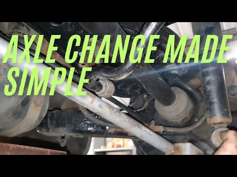 How to change a CV Axle on the BMW E46