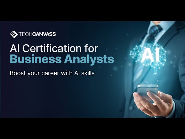 AI Certification for Business Analysts | AI Business Analyst Course