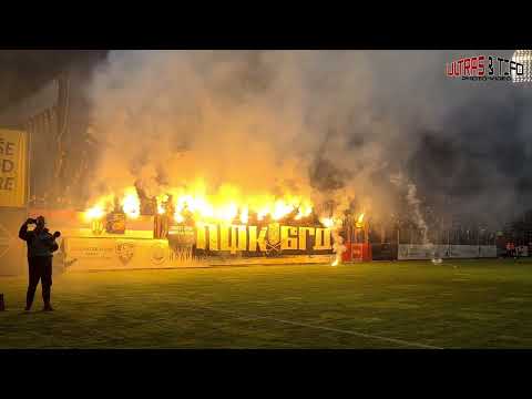 SRB: FK Macva Sabac - Partizan Belgrade [Doping, pyro]. 2025-10-28