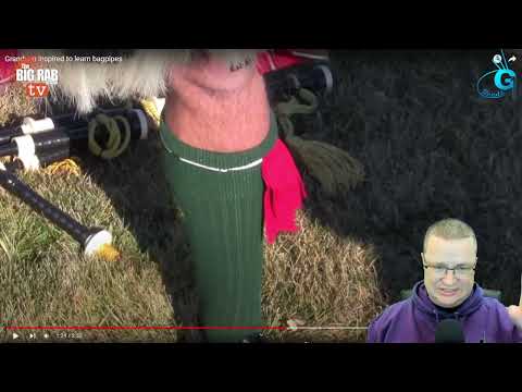 Rab Reacts - Grandson inspired to learn bagpipes
