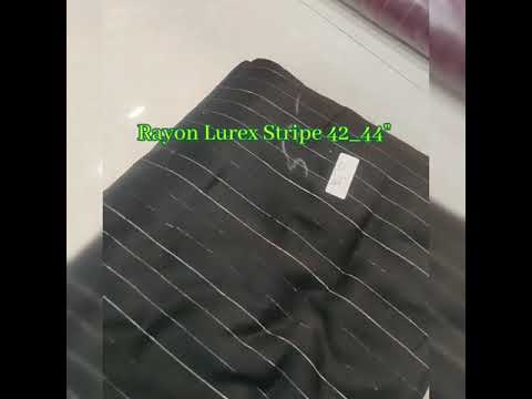 Rayon Lurex Stripe