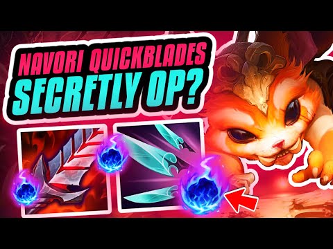 NAVORI QUICKBLADES IS SECRETLY THE MOST OP CRIT ITEM ON GNAR?!? Season 13 Gnar Lol Gameplay