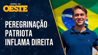 Caminhada liderada por Nikolas avança rumo a Brasília e preocupa governo Lula