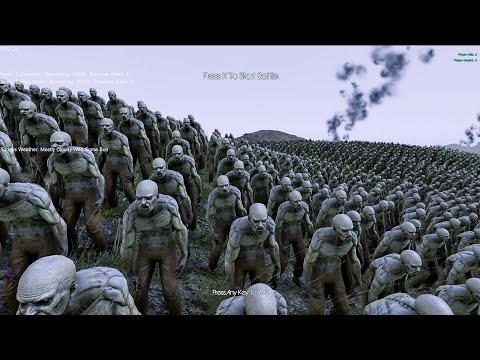 20000 ZOMBIES VS 20000 RED COATS - Ultimate Epic Battle Simulator 2 UEBS2
