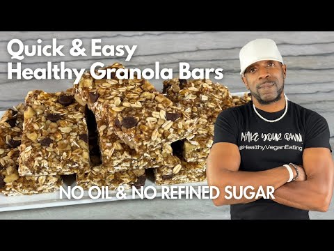 The Healthiest Granola Bars - Refined Sugar-Free & Oil-Free