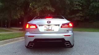 Vland and SpecD LED tail light comparison Lexus ISF IS250 IS350 IS-F