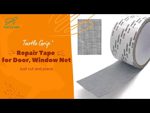 Turtle Grip Repair Tape Mosquito Net Patch Self-Adhesive for Door Net, Window