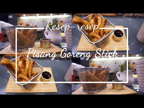 Cara Mudah Membuat Pisang Goreng Stick