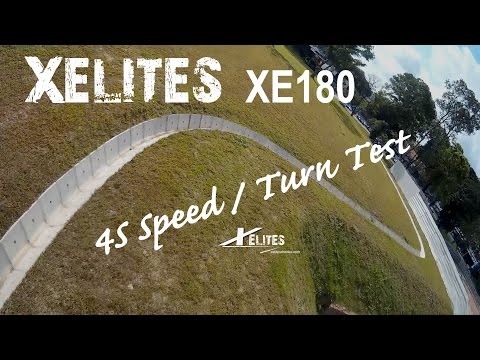 XE180 - Speed / Turn Test on 4S