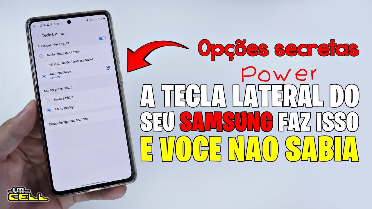 Configurando a Tecla Lateral (Power) do seu Samsung #UTICell