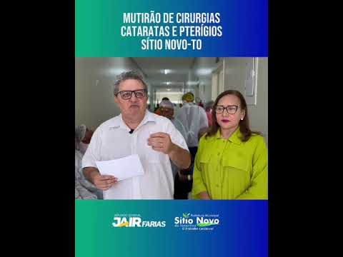 Deputado Jair Farias dando total apoio a saúde de Sítio Novo do Tocantins