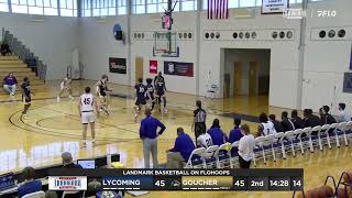 Goucher Men's Basketball vs. Lycoming 1/12/24