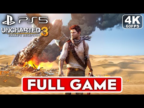 UNCHARTED 3 Gameplay Walkthrough FULL GAME [4K 60FPS PS5] - No Commentary